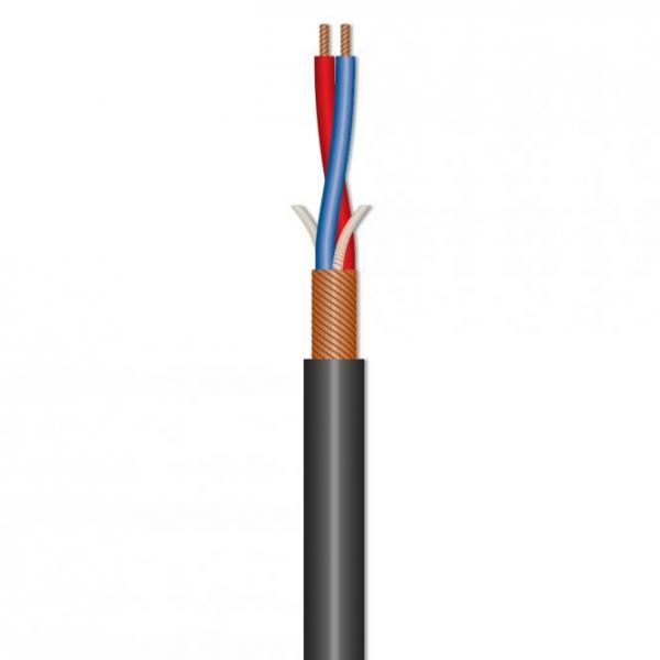 Sommer Cable SC-STAGE Mikrofonkabel, 2x0,22mm², schwarz, ohne Aufdruck