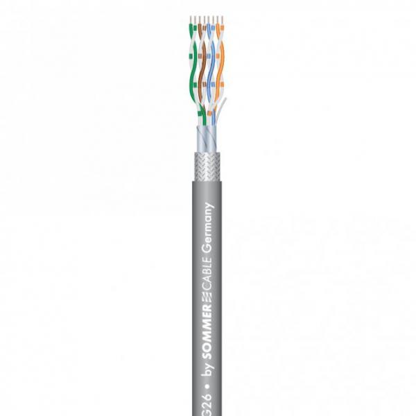Sommer Cable SC-MERCATOR CAT.7 PUR 4x2xAWG26 100 Ohm grau