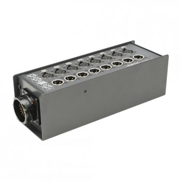 THE BOXX compact -> Rund-LK-Verbinder ; Tiefe: 92 mm; getrennte Masseführung 08/08 | 2xLK24 male