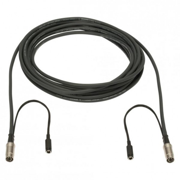 MIDI + Power-Kabel SC-Octave Tube, 5 x 0,14 mm² | DIN + Netzgerätestecker / DIN + Netzgerätebuchse,