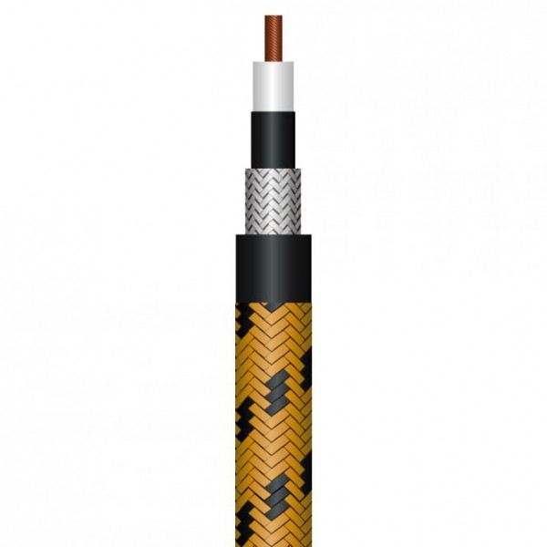 Sommer Cable CLASSIQUE Instrumentenkabel tweed gelb schwarz