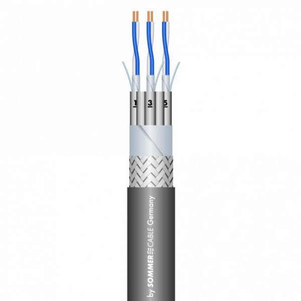 Sommer Cable SC-LOGIC Mikrofon- und Modulationskabel Logicable MP, FRNC, grau
