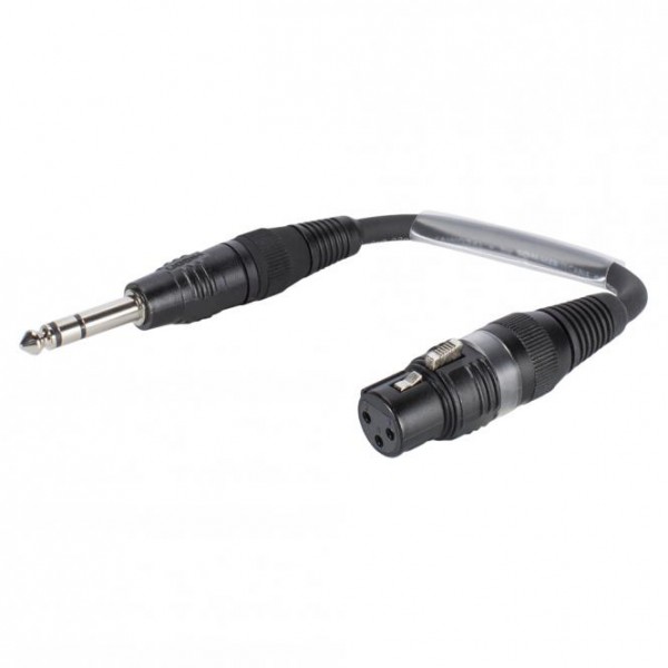 Sommer cable Adapterkabel | Klinke male 6,3 mm stereo/XLR 3-pol female gerade
