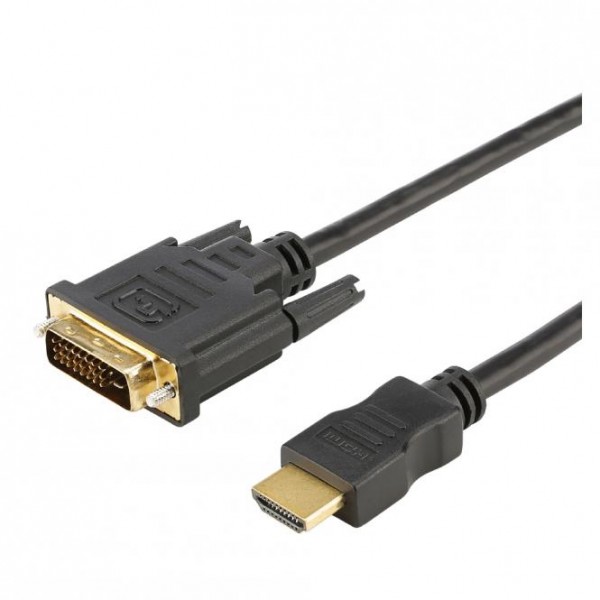 Multimediakabel HDMI-Adapterkabel, 19 x 0,08 mm² | HDMI® / DVI