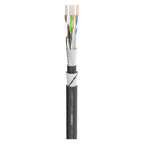 Sommer Cable C-MERCATOR CAT.6a; Proflex, PVC; schwarz, Ø 8,70 mm